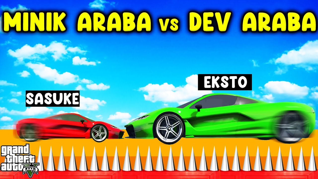 MİNİK ARABA vs DEV ARABA | EKİPLE GTA 5 PLAYLIST (PARKUR, FACE TO FACE) | Eksto